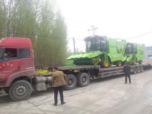 山東東營又發(fā)2臺穗莖兼收玉米收獲機(jī)